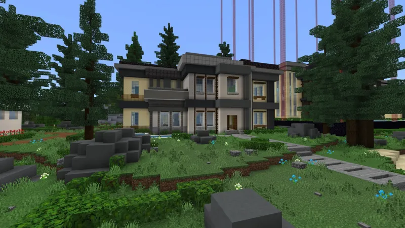 Noob Vs Pro Vs Hacker: Mansion
