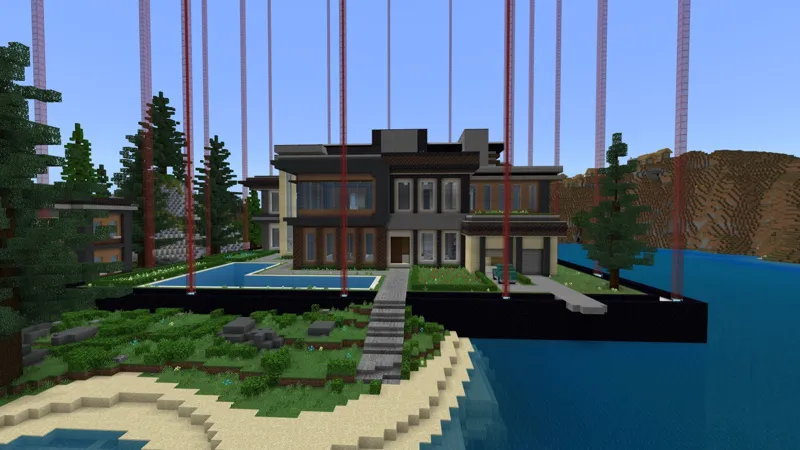 Noob Vs Pro Vs Hacker: Mansion