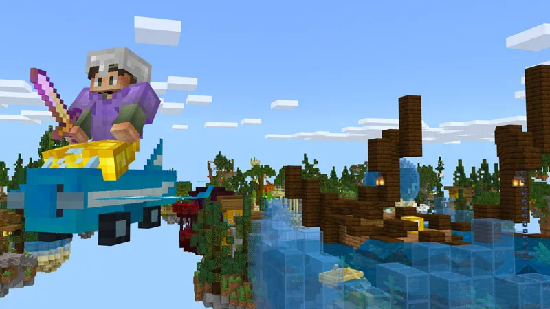 Infinity Lucky Block Skyblock