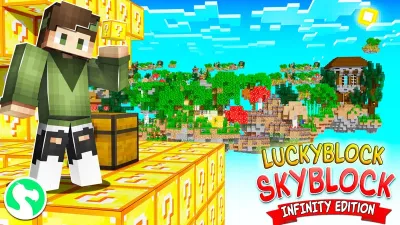 Infinity Lucky Block Skyblock