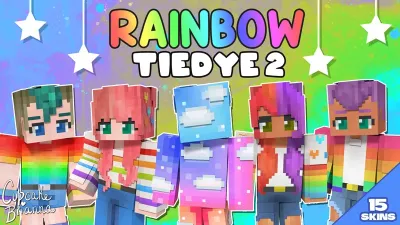 Rainbow Tiedye 2 HD Skin Pack
