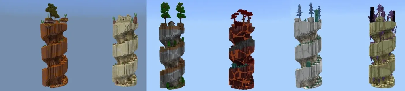 Parkour: Multi Biomes