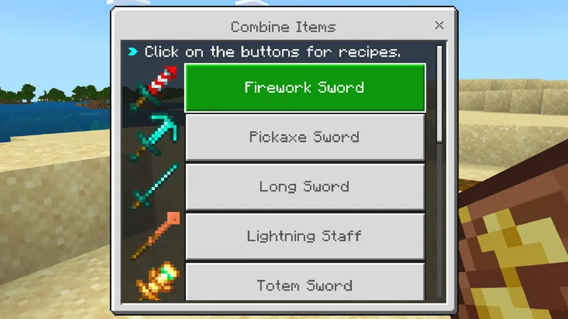 Combine Items Add-On