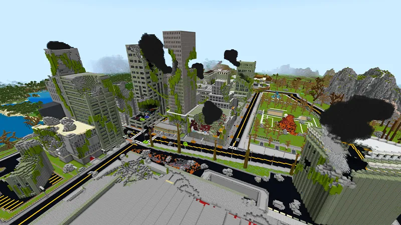 Post Apocalypse City Bunker