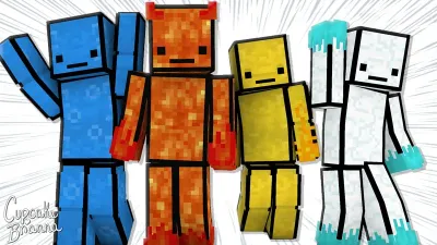 Elemental Blocks HD Skin Pack