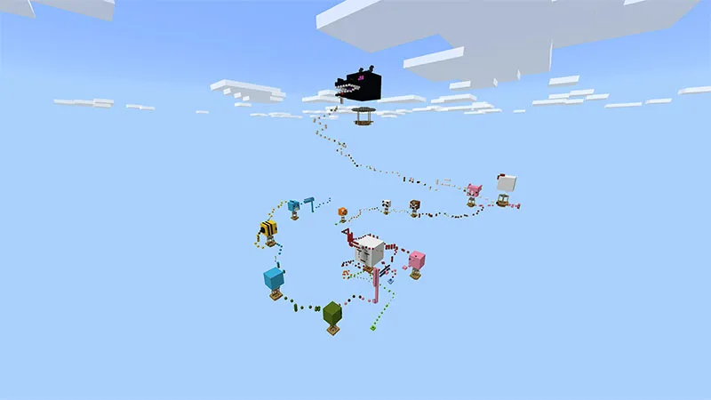 Mobs Balloon Parkour