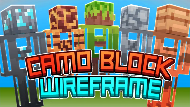 Camo Block Wireframe