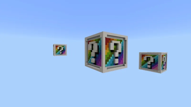 Rainbow Lucky Blocks Skyblock