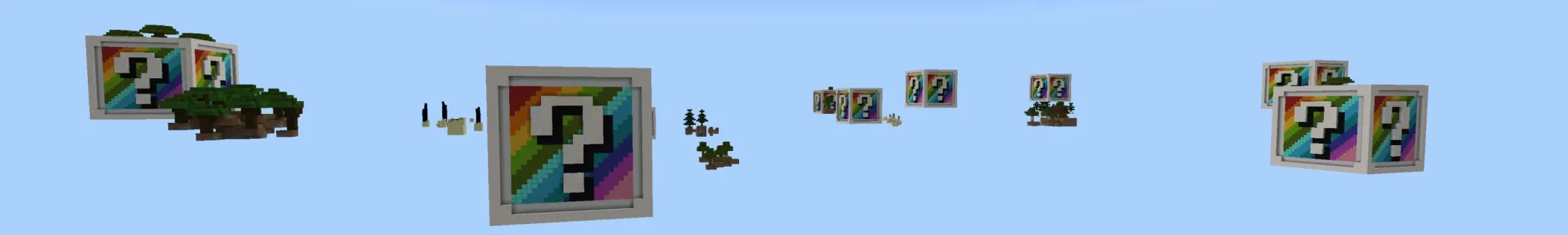 Rainbow Lucky Blocks Skyblock
