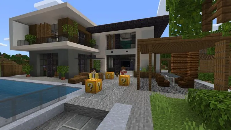 Lucky Block Houses