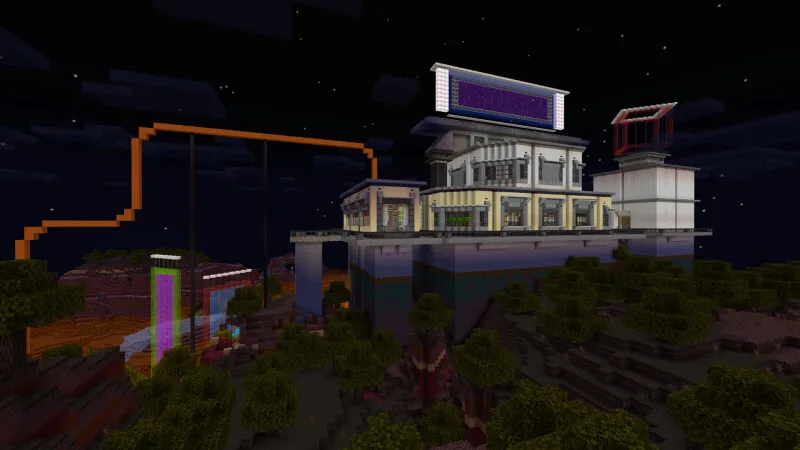 Futuristic Neon Base