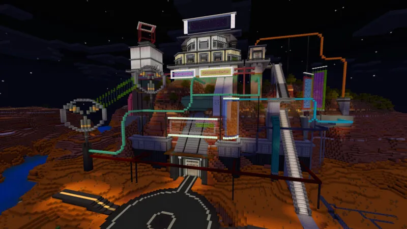 Futuristic Neon Base