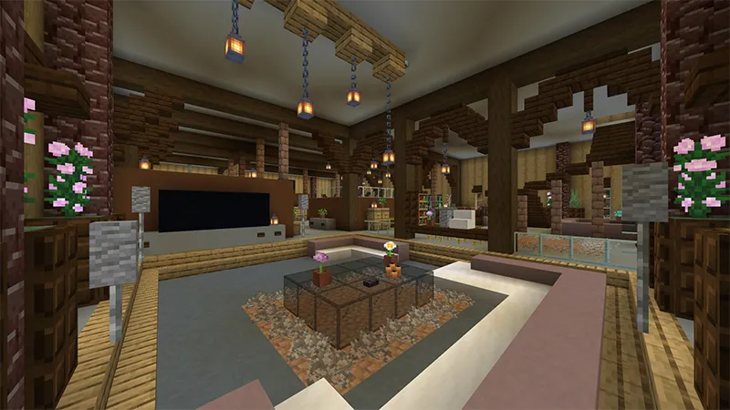 Cottage Lost in the Mountains