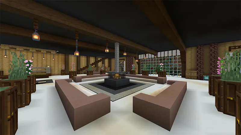 Cottage Lost in the Mountains