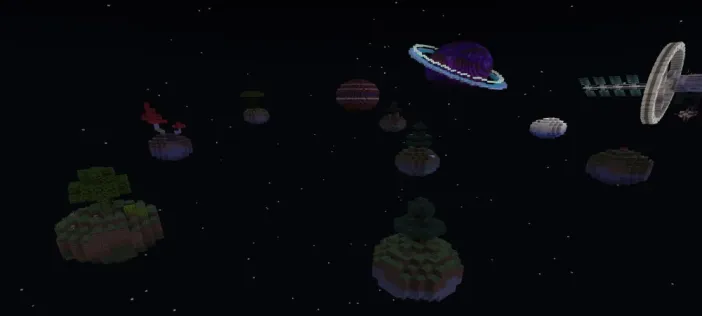 Skyblock Space Exploration