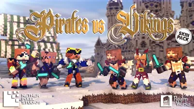 Pirates vs Vikings Skin Pack