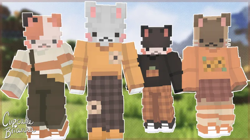 Fall Cats Skin Pack