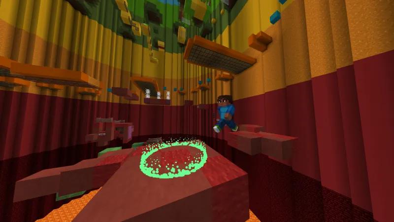 Rainbow Parkour Tower