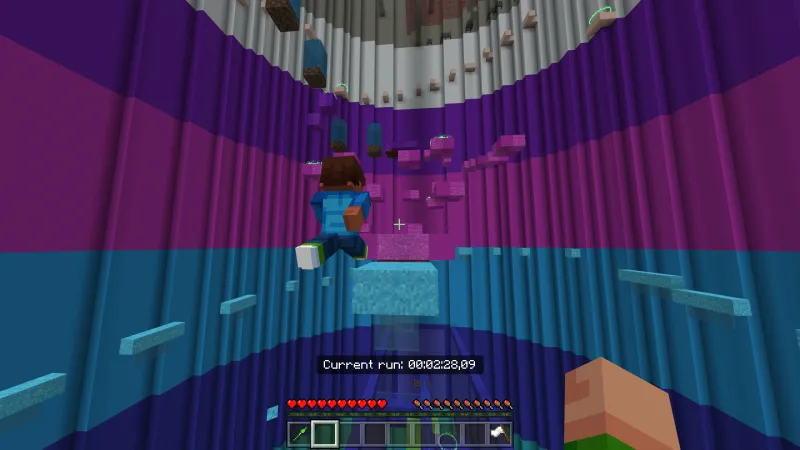 Rainbow Parkour Tower