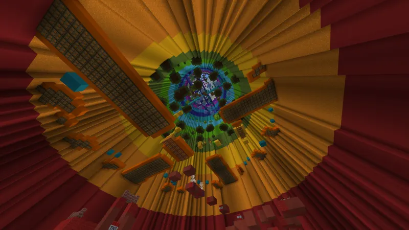 Rainbow Parkour Tower