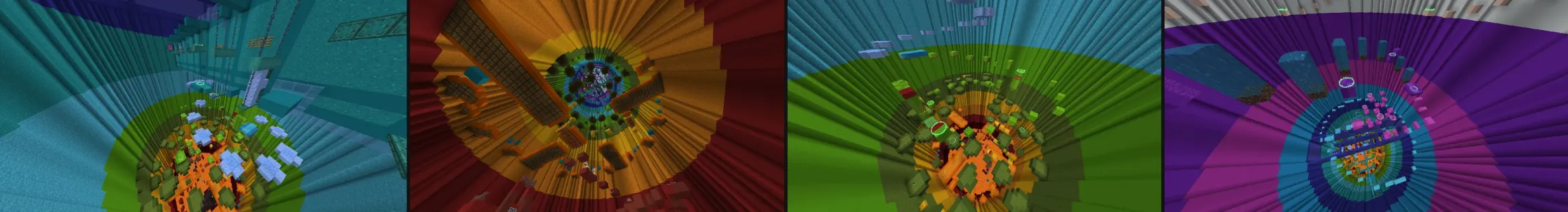 Rainbow Parkour Tower