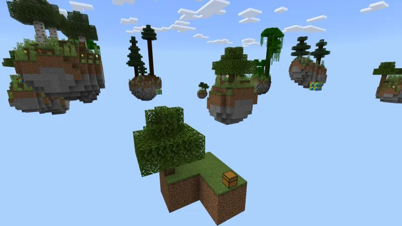 Skyblock Rainbow Blocks