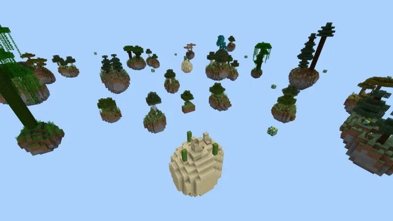 Skyblock Rainbow Blocks