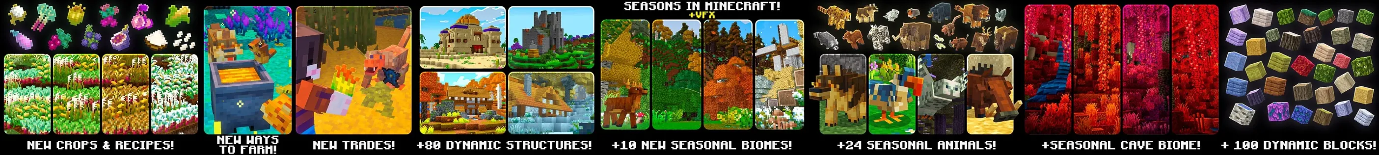 SEASONS Add-On: Biomes, Animals & More!