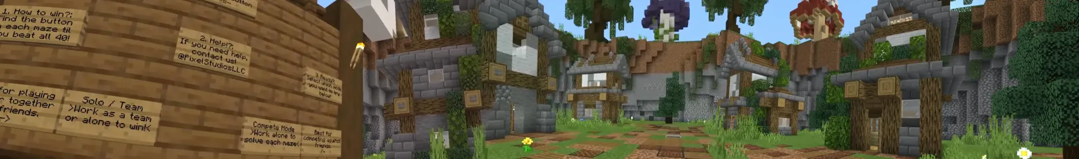 Find the Button: Mazes