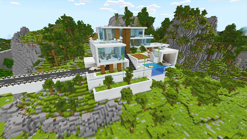 Mutant Enderman VS Mansion!