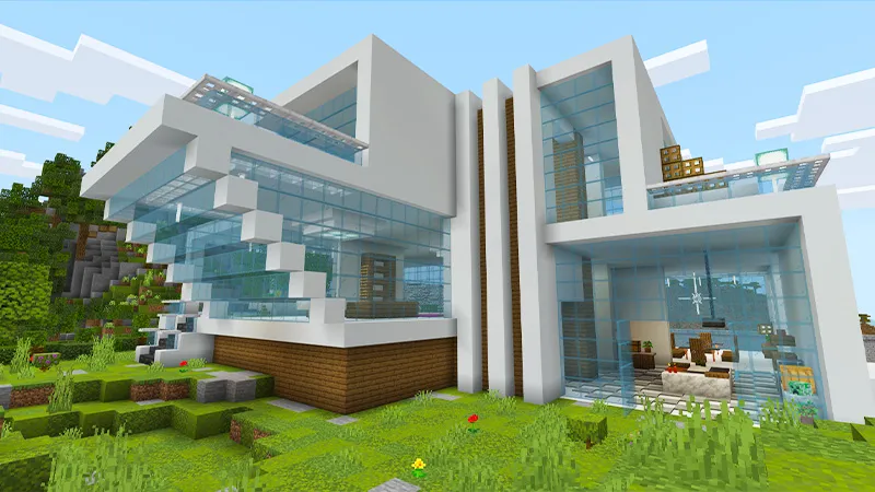 Mutant Enderman VS Mansion!