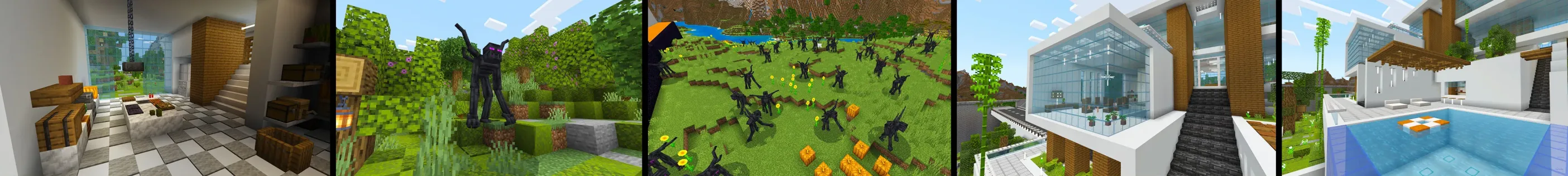 Mutant Enderman VS Mansion!