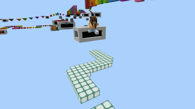 Rainbow Obstacle Parkour