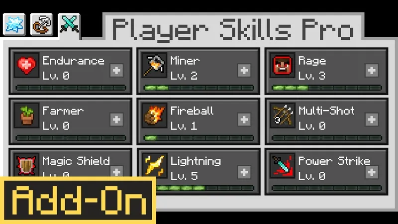 Player Skills Pro Add-On