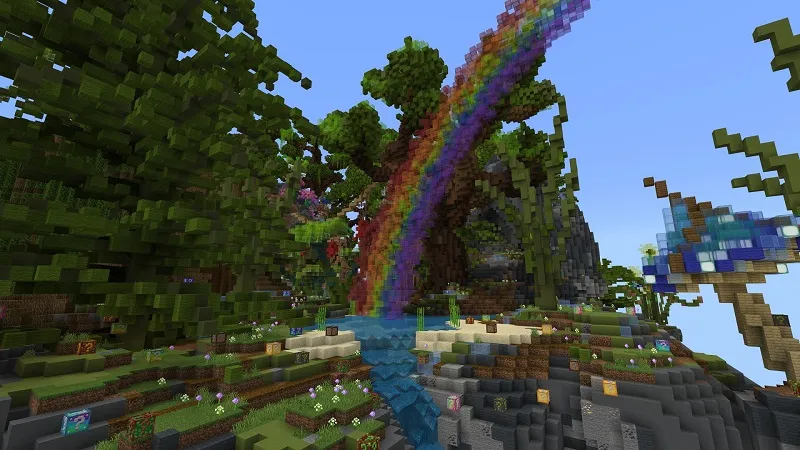 Lucky Skyblock Isekai Forest