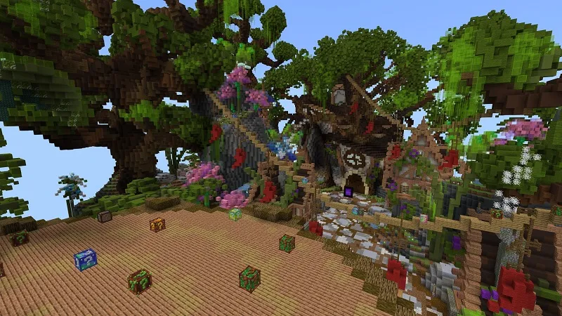 Lucky Skyblock Isekai Forest