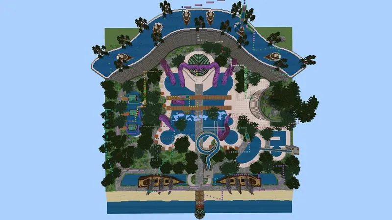 Luxury Parkour Island