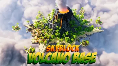 Skyblock Volcano Base