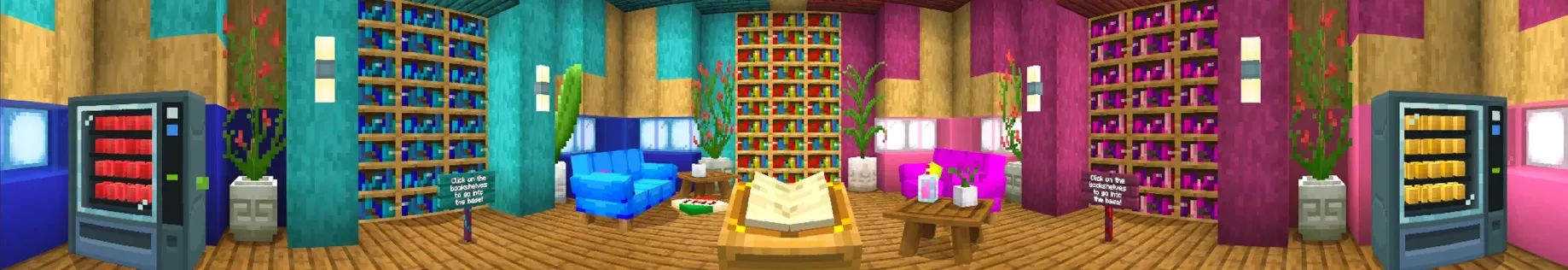 Blue vs Pink Secret Base