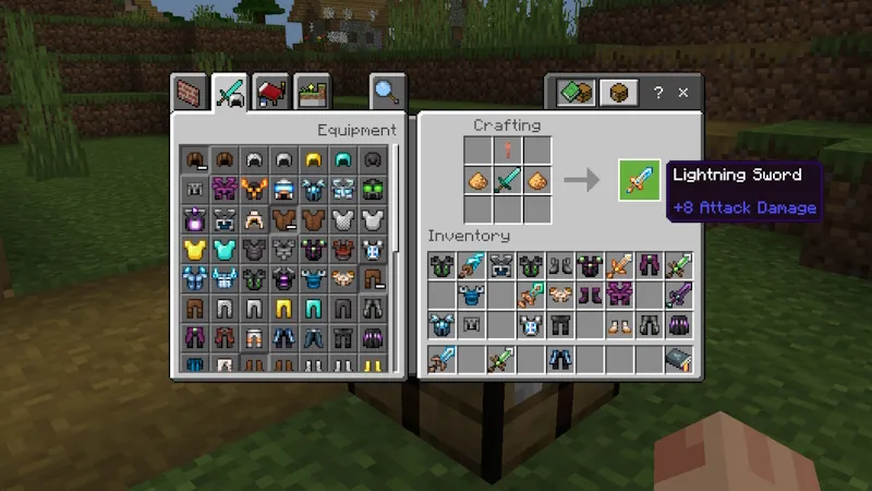 Weapons + Armors Add-On