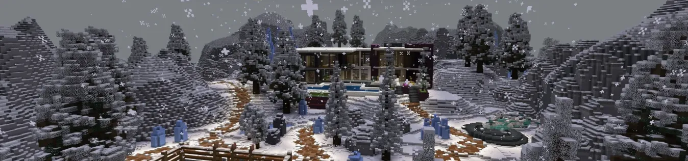 Winter Billionaire Mansion