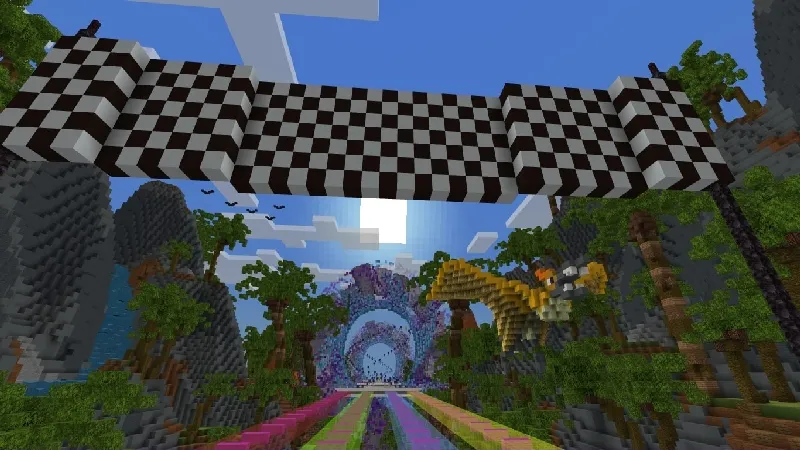 Mega Lucky Block Race