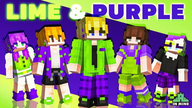 Lime & Purple