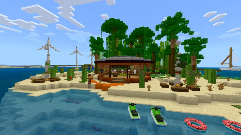 Posh Island Mansion