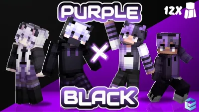 Purple x Black