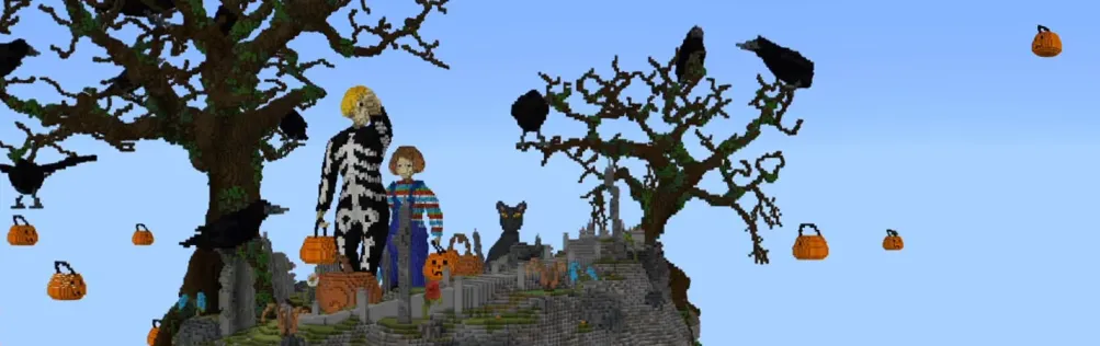 Halloween: Pumpkin Skyblock