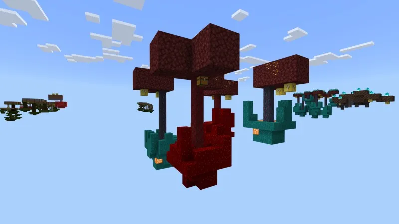 Lucky Skyblock Upside Down
