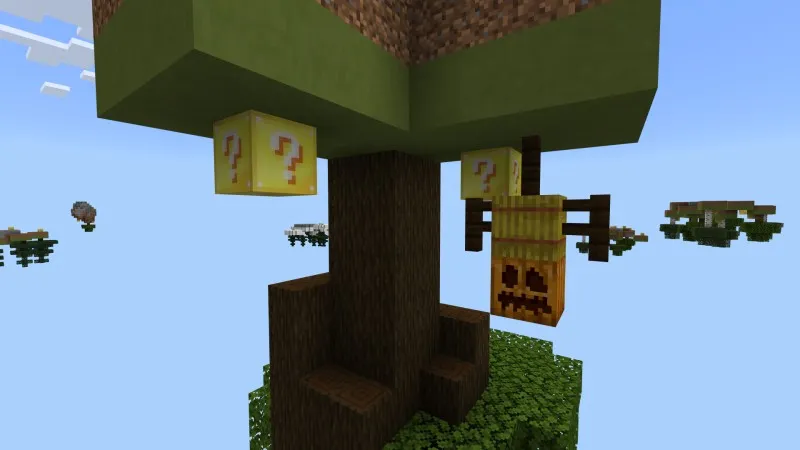 Lucky Skyblock Upside Down