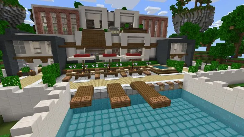 Skyblock Millionaire Mansion