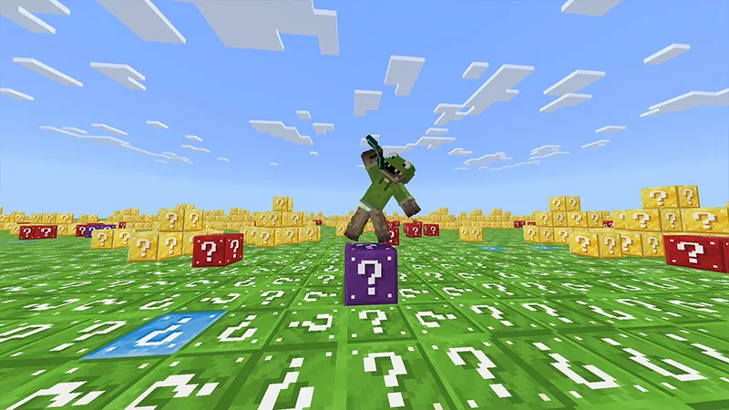 Lucky Block Flat World